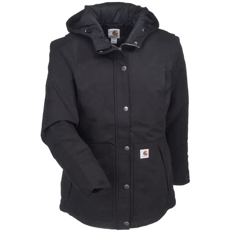 Carhartt Jackets: Full Swing Cryder 102246 001 Women's Insulated Black Jacket