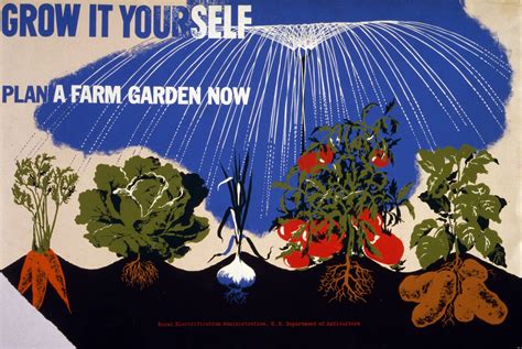 Vegetable Garden Vintage Poster Free Stock Photo - Public Domain Pictures