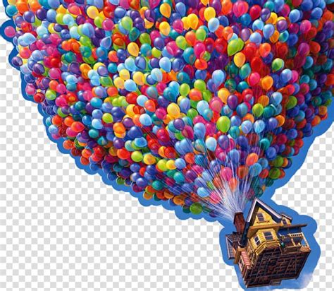 Free: Pixar Balloon Carl Fredricksen Walt Disney s, balloon clouds letterbox transparent ...