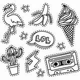 Cool Stickers coloring Page  Download Print Or Color Online For Free sketch template