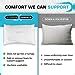 Amazon.com: Xtreme Comforts Memory Foam Pillows Made in The USA ...