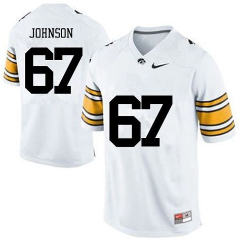 Men Iowa Hawkeyes #67 Jaleel Johnson College Football Jerseys-White | Iowa hawkeyes, Iowa ...