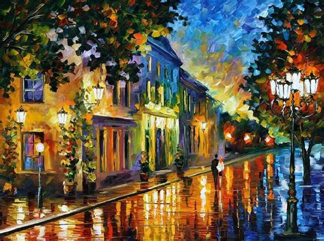 On The Way To Morning Painting by Leonid Afremov