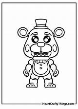 Five Nights At Freddys Puppet Coloring Pages  sketch template