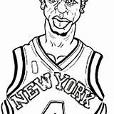 New York Knicks Coloring Pages Coloring sketch template