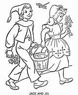 BlueBonkers Nursery Rhymes Coloring Page Sheets  Jack And Jill Went sketch template