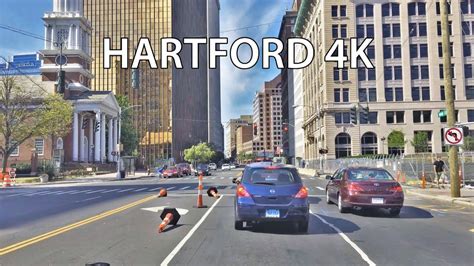 Driving Downtown - Hartford 4K - Connecticut USA - YouTube