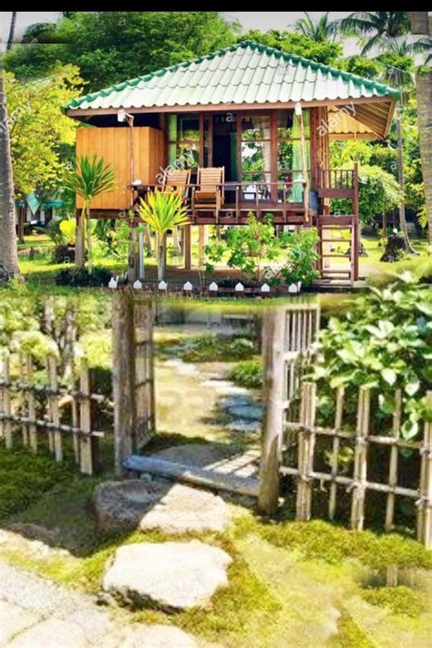 Tropical House Design, Bamboo House Design, House Front Design ...