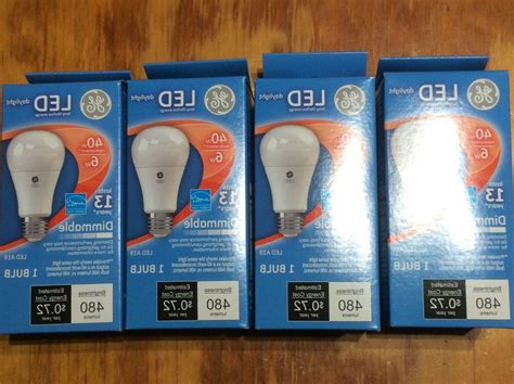 4 pack GE LED 40 Watt Light Bulbs