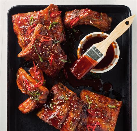 korean pork ribs with gochujang glaze - glebe kitchen