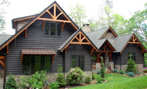 15 Modern Rustic Homes with Black Exteriors | House exterior, House paint exterior, Rustic house