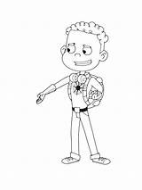 Hero Elementary coloring pages sketch template