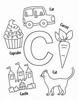 Free Printable Coloring Pages Letter C  Sheet Printables sketch template
