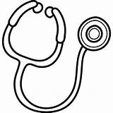 Stethoscope Coloring Page sketch template