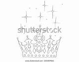 Coloring Book Crown Queen Princess On Stock Illustration 2331859061  sketch template
