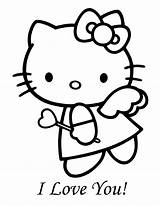 10 Valentines Day Hello Kitty Coloring Pages  Craze sketch template