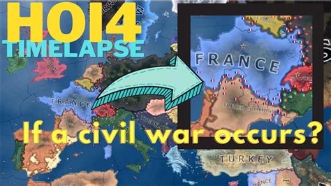 【Hoi4 TIMELAPSE】If civil war began in France! WW2 - YouTube
