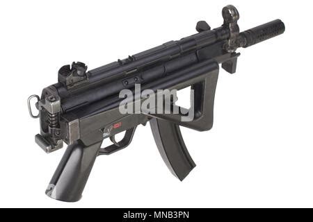 submachine gun MP5 isolated Stock Photo - Alamy