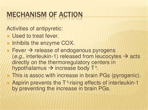 Antipyretic drugs