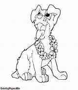 Barking dog Online coloring Page  drawing For Kids sketch template