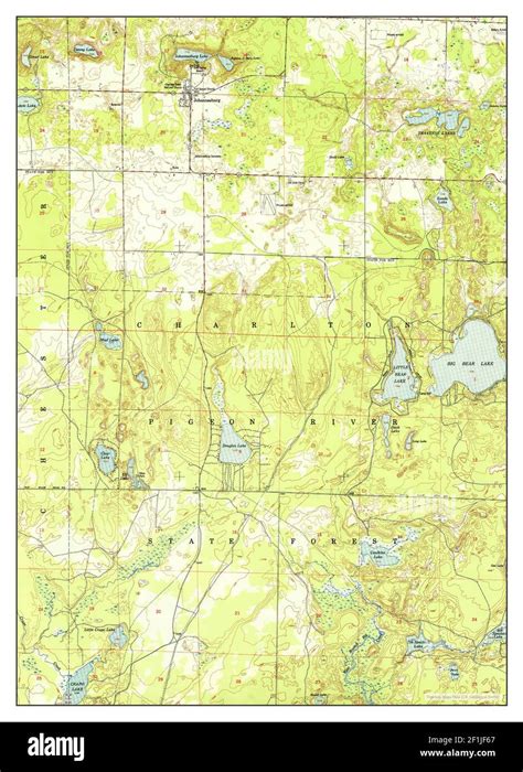 Johannesburg, Michigan, map 1951, 1:24000, United States of America by ...