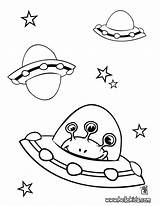 Alien In spaceship coloring Pages  Hellokidscom sketch template