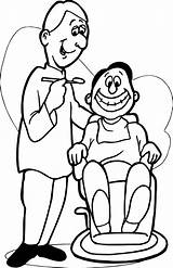 Happy Dental Dentist Coloring Page  Wecoloringpagecom sketch template