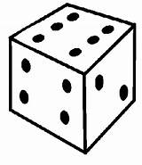 Dice Printable Coloring Page  Free Pages For Kids sketch template