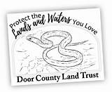 Plains Garter Snake coloring Book Page  Door County Land Trust sketch template