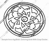 Sample Drawing From The Book Crop Circles Coloring  Flickr sketch template