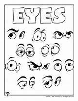 Pair Of Eyes Coloring Page Pages sketch template