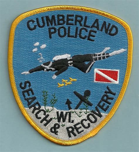 Cumberland Wisconsin Police Dive Team Patch