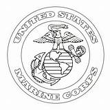 Marine Corps Coloring Pages Printable sketch template