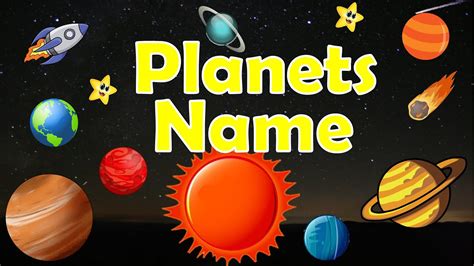 Planets Name | Planets name for Kids | Names of Planets | Solar System ...