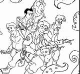 Ghostbusters Coloring Pages Sketch Page sketch template