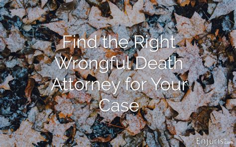 Wrongful Death Attorney Directory | Enjuris.com