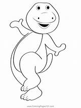 Barney Dance Coloring Page For Kids  Free & Friends Printable sketch template