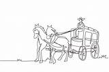 Stagecoach Stage Drawing Styles Pages Coaches Coach Coloring Concord  sketch template