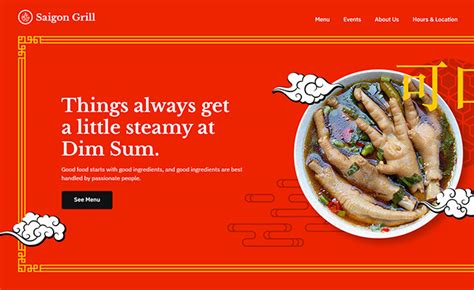 Saigon Grill - UI Kit