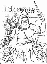 1 Chronicles Books Of The Bible Coloring Kids Activity  sketch template