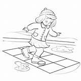 Hopscotch Coloring Pages sketch template