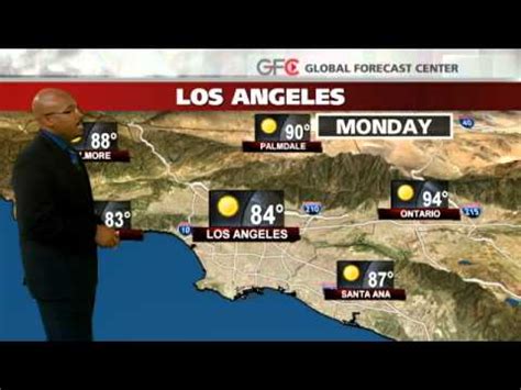 Los Angeles' Weather Forecast - YouTube