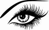 Eyes With Lashes Clip Art Vector Sketch Coloring Page sketch template