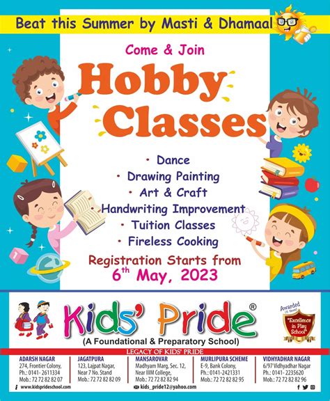 Summer Classes For Kids | Hobby Classes For Kids | Activities In Summer Camp For Kids