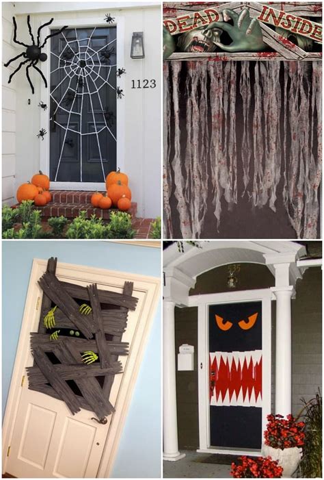 Ideas Decoración Puertas Halloween Que Den Miedo Caseras