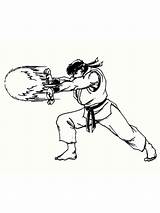 Guile From Street Fighter coloring Page sketch template