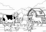 Desenhos De Animais Da Fazenda Para Colorir  Wonder Daycom sketch template