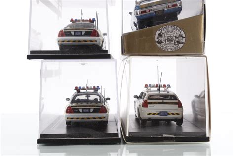 Lot - Pennsylvania State Police Collectible Car Replicas-Lot Of 5