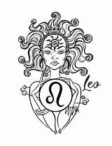 Beautiful Astrological zodiac Sign coloring page  Hsmagnet sketch template