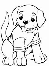 Cute Cartoon Dog Coloring Pages At GetColoringscom  Free Printable sketch template